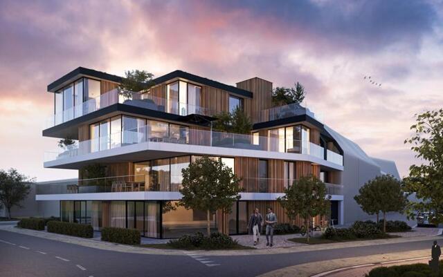 IN OPBOUW: ruim 2 slpk. appartement met groot zonneterras (ca. 71m²!) te Hoogstraten centrum!  4