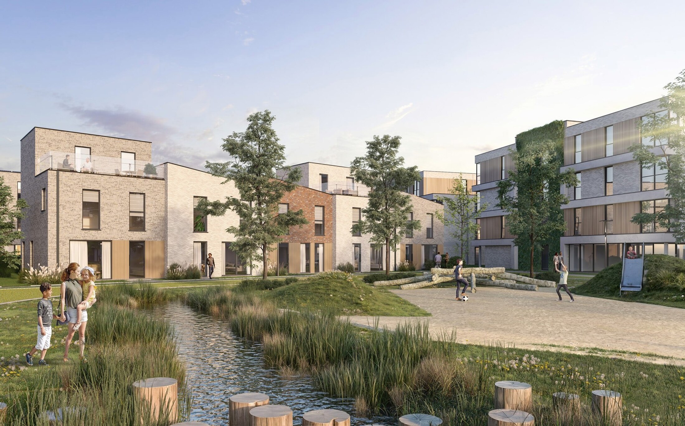 BEN woningen: 3/4 slpks, 1/2 badks, en tuinen met bijgebouw 